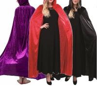 Polyester Cloak Halloween Design Solid : PC