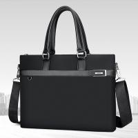 PU Leather & Oxford Laptop Bag hardwearing & attached with hanging strap & waterproof Polyester Solid PC