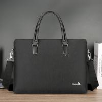Oxford Laptop Bag hardwearing & attached with hanging strap & waterproof Polyester Solid black PC
