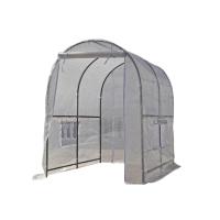 Zinc Plated Steel & PE Plastic heat preservation Greenhouse & sun protection & waterproof Solid white PC