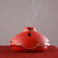 Ceramics Incense Burner for home decoration & with gift box handmade PC