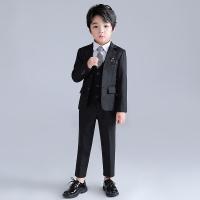 Polyester Boy Clothing Set five piece & four piece & three piece Solid Set