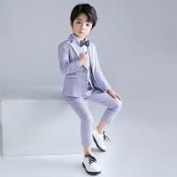 Polyester Boy Clothing Set five piece & four piece Solid Set