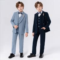 Polyester Boy Clothing Set five piece  Solid Set