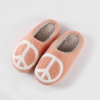 Thermo Plastic Rubber & Suede Katoenen slippers Oranje Paar