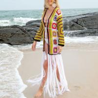 Polyester Tassels Swimming Cover Ups hollow : PC