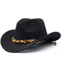 Woollen Cloth windproof Fedora Hat & sun protection & thermal & unisex & breathable Solid PC