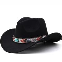 Woollen Cloth windproof Fedora Hat & sun protection & thermal & unisex & breathable PC