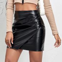 Polyester Slim Skirt black PC
