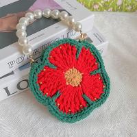 Polyester Easy Matching Handbag floral green PC