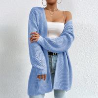 Acrylic Women Knitwear mid-long style & loose & thermal Solid PC
