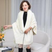 Polyester Cloak thicken & loose & thermal striped PC