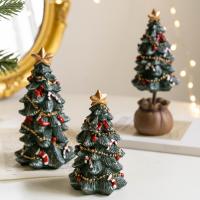 Resin Christmas Decoration for home decoration green PC