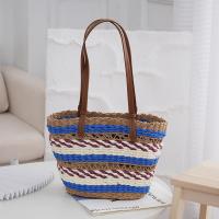Paper Rope Beach Bag & Easy Matching Woven Tote large capacity PC