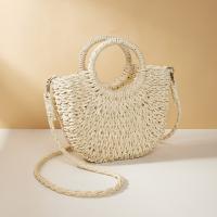 Paper Rope Beach Bag & Easy Matching Woven Tote Solid PC