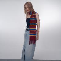 Wol & Spandex & Polyester Vrouwen Sjaal Striped meer kleuren naar keuze stuk