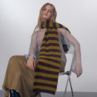 Acryl & Polyester Vrouwen Sjaal Striped meer kleuren naar keuze stuk