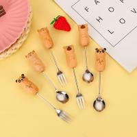 304 Stainless Steel & Wood Cutlery PC