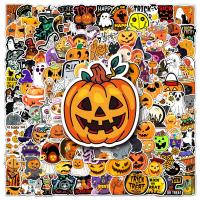 Pressure-Sensitive Adhesive & PVC easy cleaning Decorative Sticker Halloween Design & for home decoration Bag