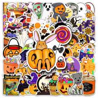 Pressure-Sensitive Adhesive & PVC easy cleaning Decorative Sticker Halloween Design & for home decoration Bag