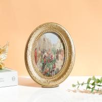 Resin Easy Matching Picture Frame for home decoration & durable carving gold PC