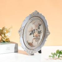 Resin Easy Matching Picture Frame for home decoration & durable carving floral white PC
