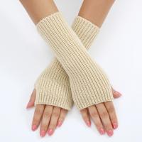Acryl Frauen Lange Halbfinger Handschuh, mehr Farben zur Auswahl, :,  Paar