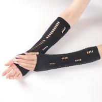 Poliestere Ženy dlouhé půlprsílové rukavice Nero : Dvojice