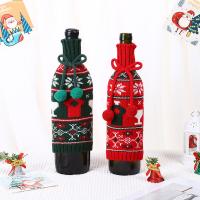 Gestrickte & Wolle Weihnachtswein-Abdeckung, mehr Farben zur Auswahl,  Stück