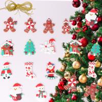 CLORURO DE POLIVINILO Árbol de Navidad colgando de la decoración, diferente color y patrón de elección,  Conjunto