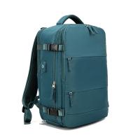 Nylon independent place for shoes Backpack with USB interface & waterproof Solid PC