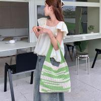 Polyester Easy Matching Shoulder Bag large capacity striped PC