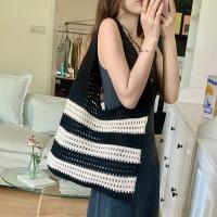 Polyester Easy Matching Shoulder Bag large capacity striped PC