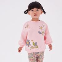 Cotton Children Sweatshirts & loose patchwork floral PC