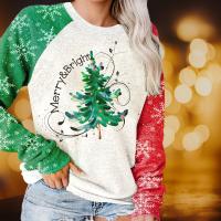 Spandex Women Sweatshirts christmas design & loose printed PC