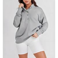Polyester Vrouwen Sweatshirts Solide meer kleuren naar keuze stuk