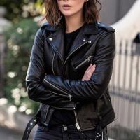PU Leather Slim Motorcycle Jackets Solid PC