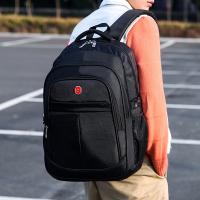 Canvas Backpack large capacity & waterproof black PC