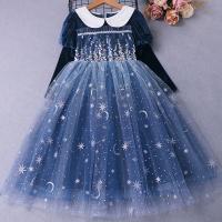 Velveteen Girl One-piece Dress & breathable Set