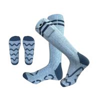 Cotton Self-heating Socks deodorant & sweat absorption & thermal & breathable striped Pair