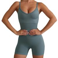 Polyamide High Waist Women Yoga Clothes Set backless & off shoulder & skinny Solid PC