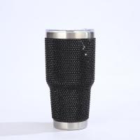 304 Stainless Steel heat preservation Vacuum Bottle with rhinestone PC