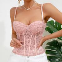 Polyester Camisole & skinny style pink PC