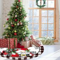 Chiffon Jupe d’arbre de Noël Imprimé couleur et motif différents pour le choix pièce