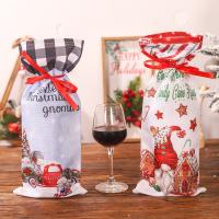 Linen Wine Bottle Cover printed PC