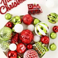 Plastové Vánoční strom závěsné dekorace vícebarevné kus