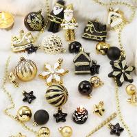 Plastové Vánoční strom závěsné dekorace Zlato kus
