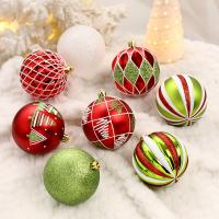 El plastico Árbol de Navidad colgando de la decoración, multicolor,  trozo