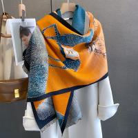Acrylic Women Scarf can be use as shawl & thermal orange PC