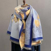 Acrylic Women Scarf can be use as shawl & thermal blue PC